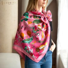 RARE VINTAGE foulard en soie