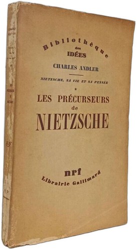 Les précurseurs nietzsche - précurseurs, de