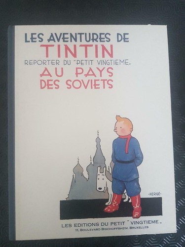 Tintin pays des soviets - tintin,
