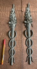 2 Ancien fronton en bronze