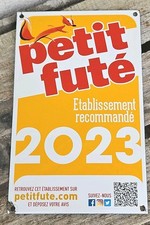 BELLE PLAQUE ÉMAILLÉE  GUIDE