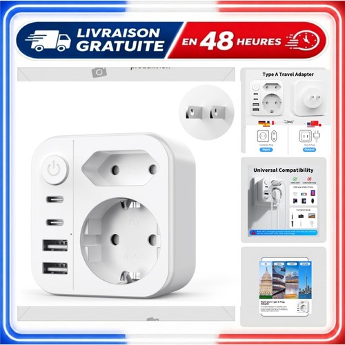Adaptateur voyage japon 6 - adaptateur,