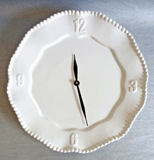 Horloge murale forme assiette