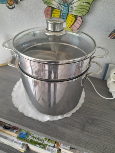 Couscoussier acier chromé - couscoussier,