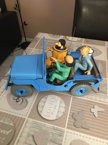 Jeep tintin objectif lune - tintin,