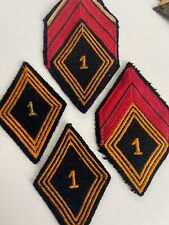 LOT INSIGNES TISSUS 1er RCP