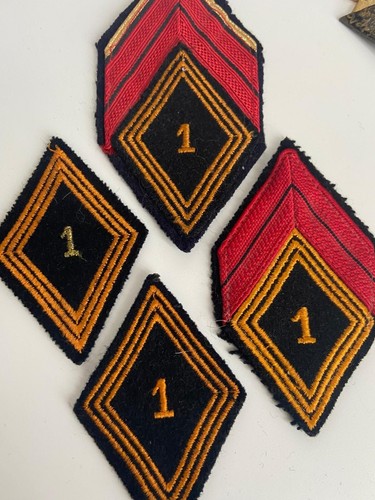 Lot insignes tissus 1er rcp - tissus,