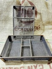 2 Paniers  en métal grillagé