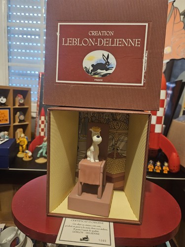 Figurine tintin kuifje - tintin, leblon