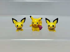 Pichu Bros Tufty Hair Pikachu Pokemon Mate Chibi Poke House Figure Tomy 0.8in