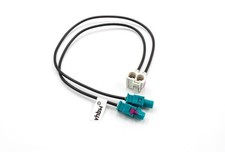 Adaptateur d'antenne double Fakra (B) pour Audi VW RNS-E RNS 510 autoradio, auto