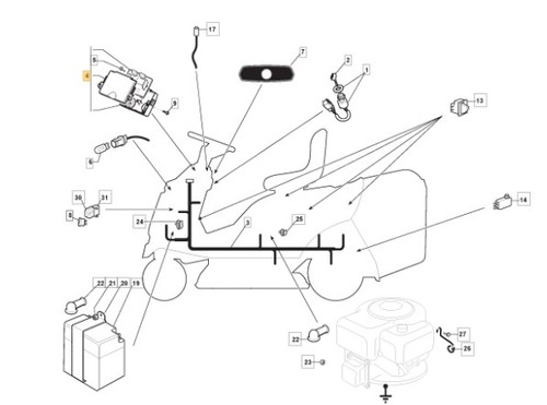 Carte électronique tracteur - carte,
