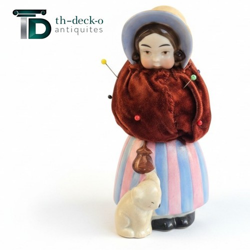 Porte aiguille tete porcelaine - tete,