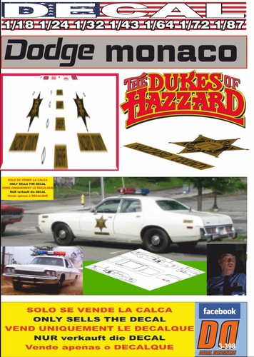 Decal dodge monaco - decal,