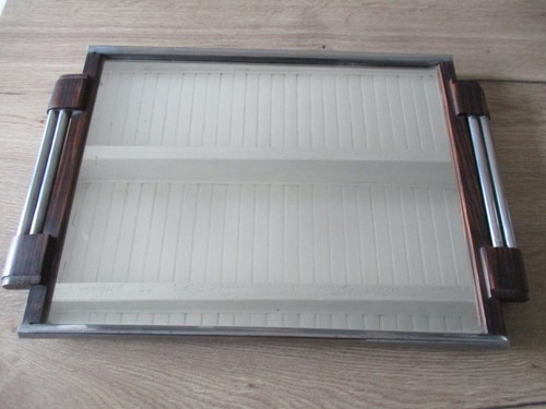 Plateau miroir art déco - art, en