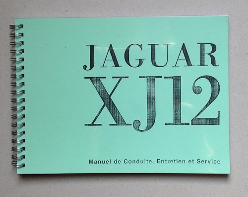 Jaguar série manuel - xj,