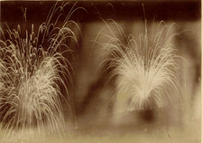 Set of light/city to identify, vintage print, ca.1885 Game of light/city 