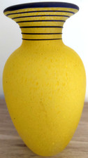 Vase pâte de verre mouchetée