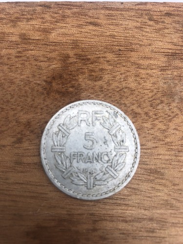Ancienne pièce franc - ancienne, rf