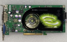 AGP VGA DVI Graphics Card EVGA Nvidia GeForce 7800 GS 256-A8-E506-AX 