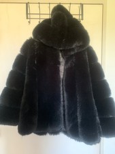manteaux femmes noirs faux