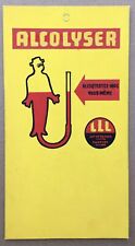 Original Drawing Jacques Godard Advertising Project Alcoholyser Alcootest Humor 