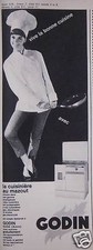 1964 ADVERTISEMENT GODIN LA CUISINIÈRE AU MAZOUT - GUISE AISNE