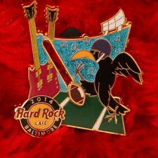 Hard Rock Cafe Pin Baltimore RAVEN football kicker slider bird mascot hat lapel