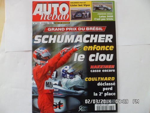 Auto hebdo 1232 mars - hebdo, 29