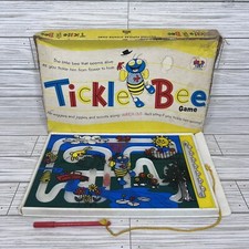 Vintage 1956 Tickle Bee Game Car Vacation Magnet Maze Game With Pen Schaper