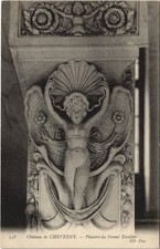 Old postcard Cheteau de CHEVERNY - Pilastre du Grand Escalier (128027)