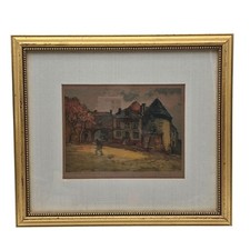 Framed Lithograph CHATEAU