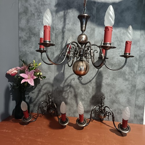 Lustre hollande métal - lustre,
