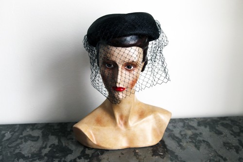 Chapeau noir paille avec - chapeau, en