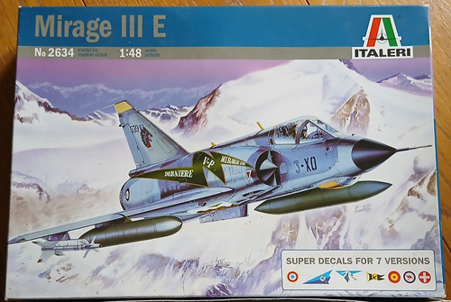 Maquette mirage iii italeri - mirage, e