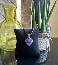 Collier Coeur Améthyste -