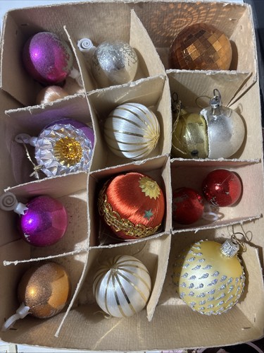 Ancien lot boules - boules, noel
