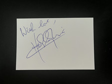 HELEN SHAPIRO - CHART TOPPING SINGER - SIGNED WHITE CARD