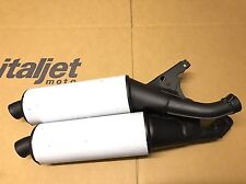 Italjet Formula 125cc Exhaust Silencers Pair Genuine Factory Part