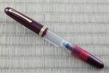 Omas 630 Burgundy Demonstrator Fountain Pen Extremely Rare!