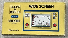 JEU ÉLECTRIQUE GAME & WATCH FIRE JI21 NINTENDO 1981 VINTAGE RARE EN BOÎTE