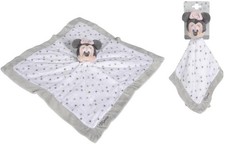 Doudou plat Minnie lange blanc et gris – Disney Baby Nicotoy Simba Toys (neuf)