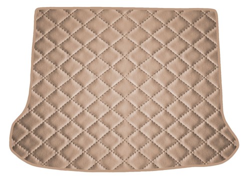 Matelassé cuir éco beige - matelassé,