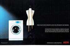 Advertising 088 2003 AEG Laundry Washer Mzchine Washing 6kg (2 Pages)