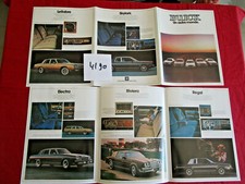 N°4190  /  dépliant BUICK ELECTRA.LESABRE.RIVIERA.REGAL.SKYLARK  1983