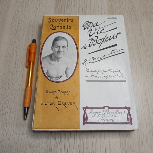 Rare livre vie boxeur - de,