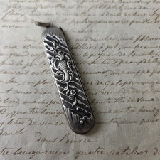 Peigne A Moustache en Argent