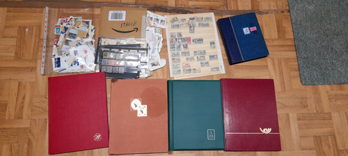 Lot albums timbres et - de, de