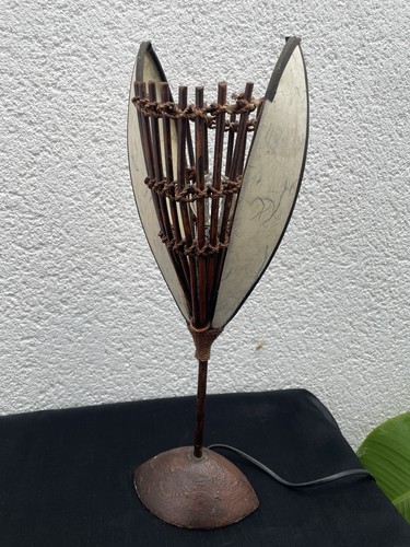 Lampe artisanale bambou - , et