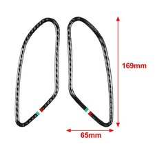 Side Air Vent Outlet Cover Trim Fit For Alfa Romeo 159 Brera Spider